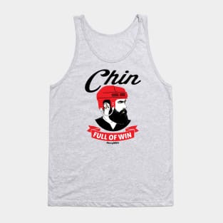 Chin Full of Win Hockey Beard Tank Top